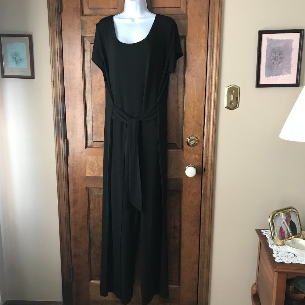 H by Halston Black Jumpsuit